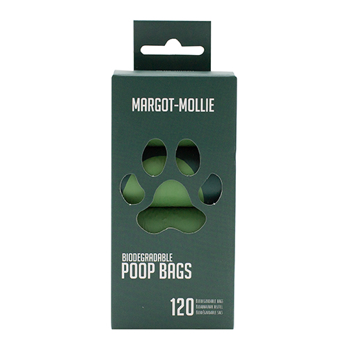 [22-060] Margot-Mollie Biologisch Afbreekbare Hondenpoepzakjes - 120 zakjes