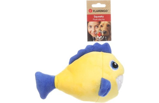 [524547] SPEELGOED GEBLA CLOWNVIS GEEL 15x22,5x14CM