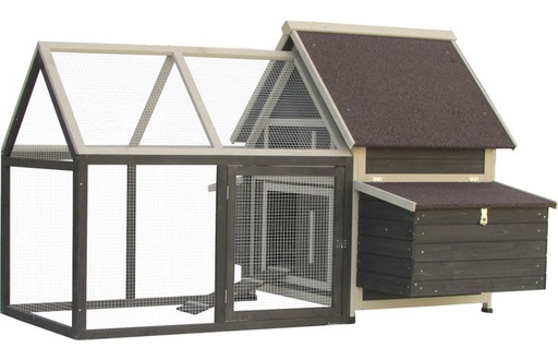 [310018] # KIPPENHOK MET REN CASTLE LARGE COUNTRY 181x153,5x114CM