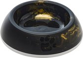 [307405001] A8112 DELICE 2 EETPOT MARBLE ZWART/GOUD Ø14CM 0.6L