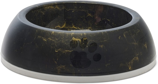 [307405001] A8112 DELICE 2 EETPOT MARBLE ZWART/GOUD Ø14CM 0.6L