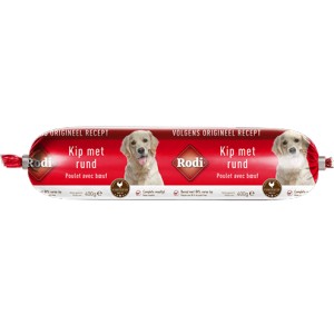[4552] Rodi Worst Kip en Rund 400 gr