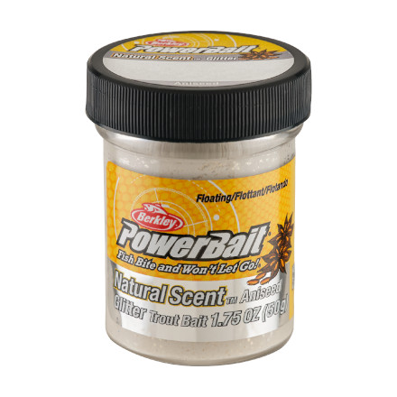 [1004954] Power bait White glitter 50gr