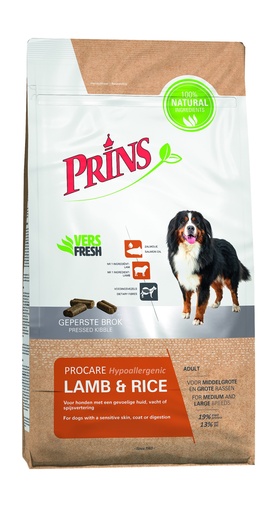 [34410] Prins ProCare Lam/Rijst Hypo-Allerg 12Kg