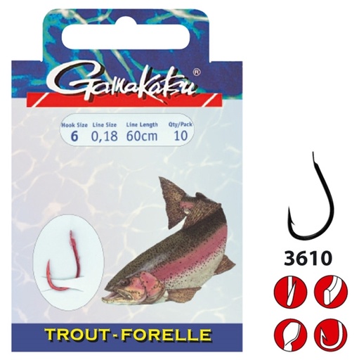 [140156 010 018] ! Bks-3610N Trout H10 L0.18 100cm