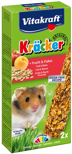 [BR_112725] Vitakraft Kräcker fruit en flakes hamster 2in1