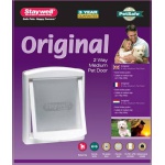 [021 3722] # Staywell huisdierdeur 740 wit / transparant
