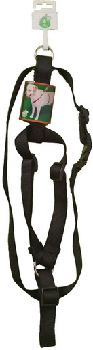 [BR_114170] Nylon Verstelb.Tuig 75-95cm Zwart