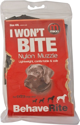 [BR_118200] Mikki Muzzle Muilband Nr 4XL