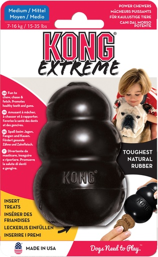 [020 7603] Kong Zwart Medium