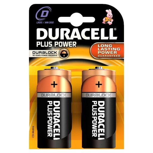 [37506] Duracell D Plus LR20/MN1300 (bls2)