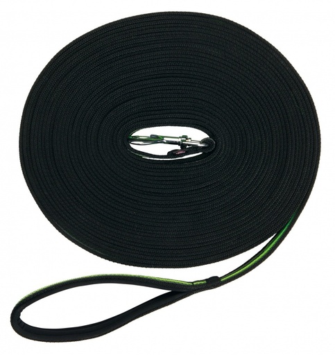 [BR_123517] Asp zoeklijn zwart-groen met grip 15m/17mm