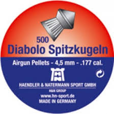 [94144500005] Kogel diabolo punt 4,5/500