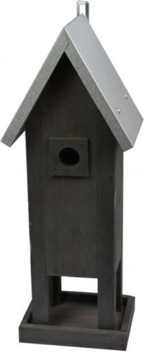 [BR_125315] # Houten vogelhuis  voederhuis Lea