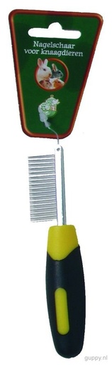 [022 4505] Knaagdierkam Grof Zwart/Geel