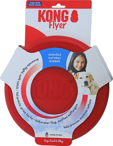 [020 7557] Kong Rubber Flyer 22,5 cm