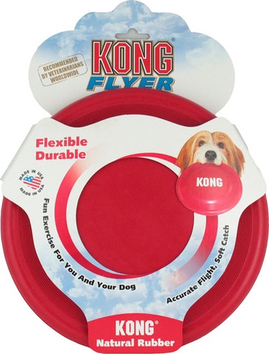[020 7557] Kong Rubber Flyer 22,5 cm