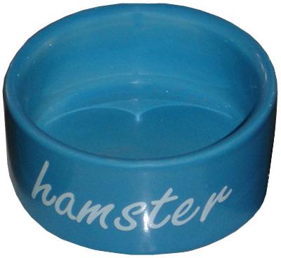 [020 3832] Hamster Eetbak Steen Blauw 6cm