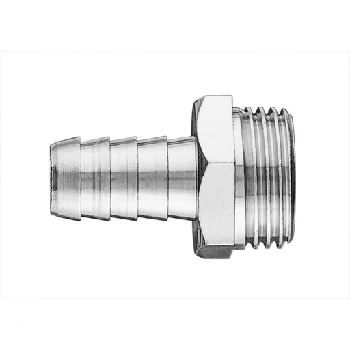 [BR_133382] Nippel met slang verbindstuk 12mm 1/2' buitendraad, 0-16 Bar, CE