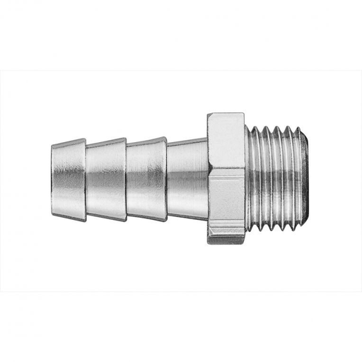 [BR_133383] Nippel met slang verbindstuk 10mm 1/4' buitendraad, 0-16 Bar, CE
