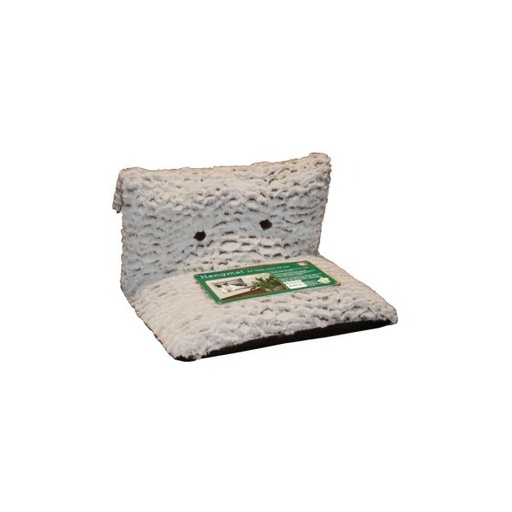 [BR_133553] Hangmat De Luxe Wit/bruin + Knoop