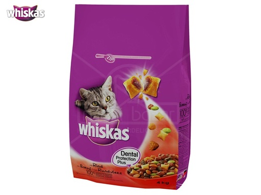 [21957] Whiskas droog 3.8 kg adult met rund