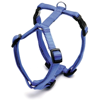 [BR_135209] Nylon Verstelb.Tuig 35-45cm Blauw