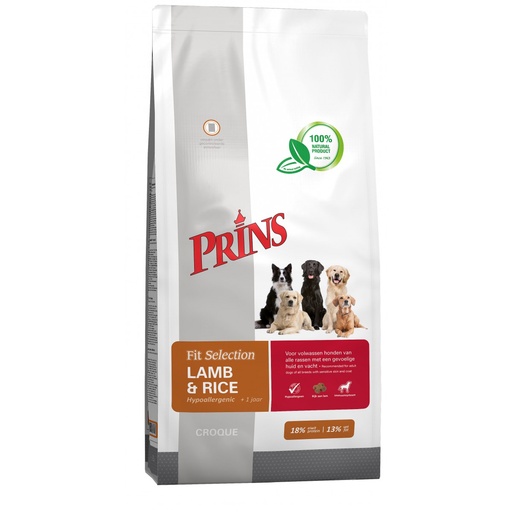 [24117] Prins Fit-Selection Lamb / Rice Hypoallergenic 2 kg