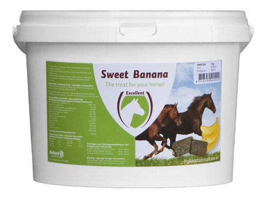 [BR_136892] Sweet snoep emmers 3kg. BANAAN