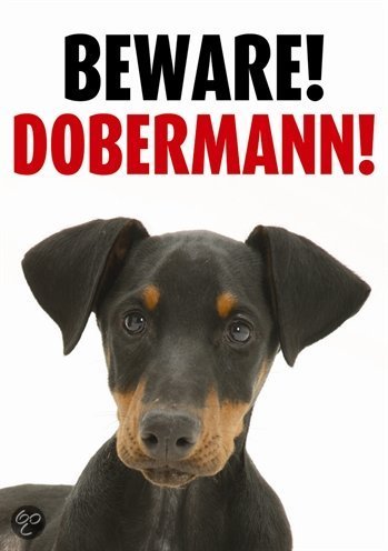 [BR_137322] Waakbord Dobermann