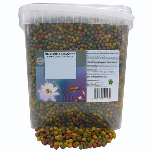 [BR_137497] Vijverkorrels 5 liter 6mm