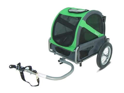 [BR_137695] Doggy Ride Fietskar Mini Groen/Grijs