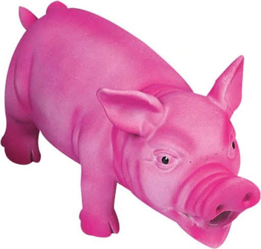 [BR_137730] Latex Zwijn Roze 22 cm