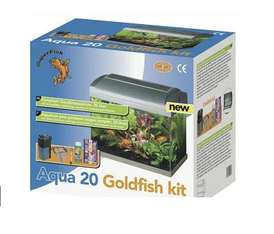 [BR_137764] SF Aqua 20 Goldfish Start Kit Zwart actie