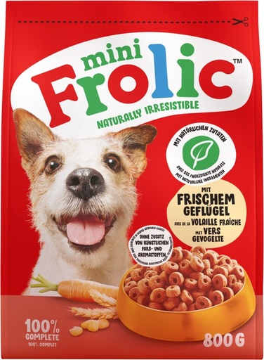 [34964] Frolic mini met gevogelte, groenten 800gr
