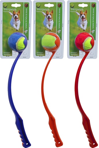 WERPSTOK MET TENNISBAL MEDIUM 48CM