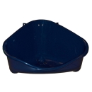 [020 3782] PL. Knaagdiertoilet + Haak D.Blauw medium