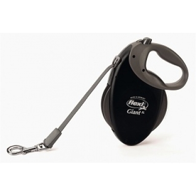 [020 8743] # Flexi Giant 8m Zwart geel  XL sterke hond