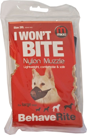 [020 9579] Mikki muzzle Muilband Nr 3XL