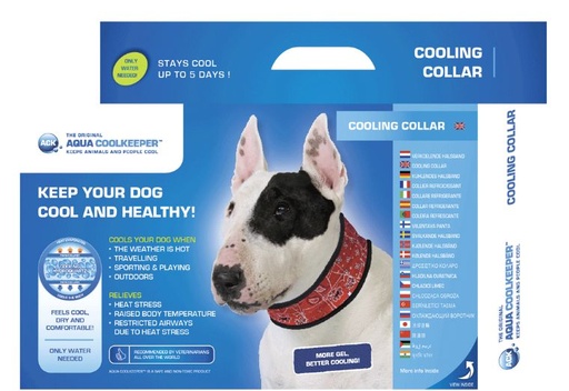[BR_149657] Aqua Coolkeeper Halsband Hond XXS Rood