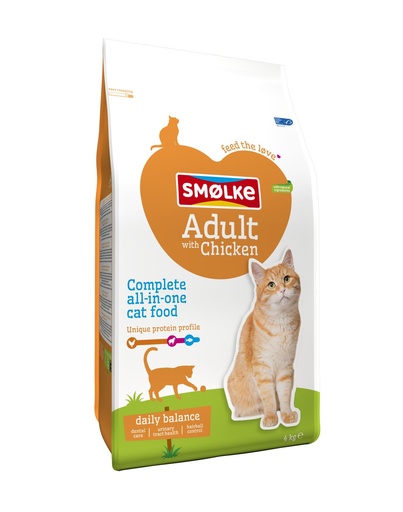 [BR_151862] Smolke Cat Adult Chicken 4 kg