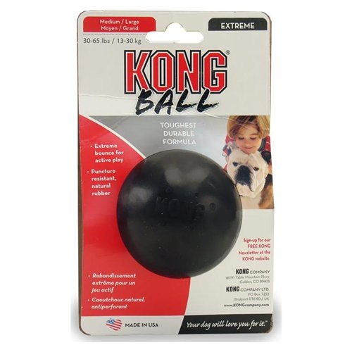 [BR_155446] Kong X-treme Zwart Bal Small