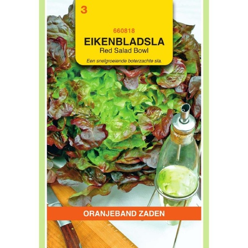 [BR_155615] OBZ Red Salad Bowl - Rode Eikenbladsla