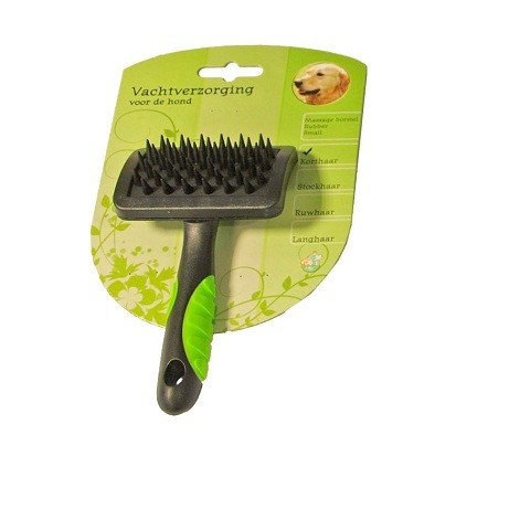 [022 4018] Hond.Borstel Rubber Massage Small