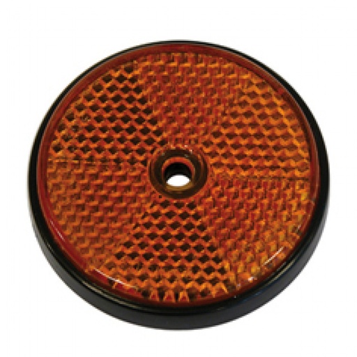 [BR_156731] Reflectoren Rond 60 mm. Oranje 2 st