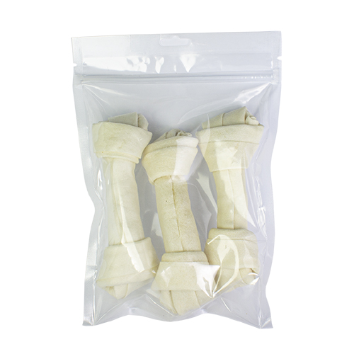 [04-232] Buffelhuid Knoop (Wit) 18cm - 3-Pack