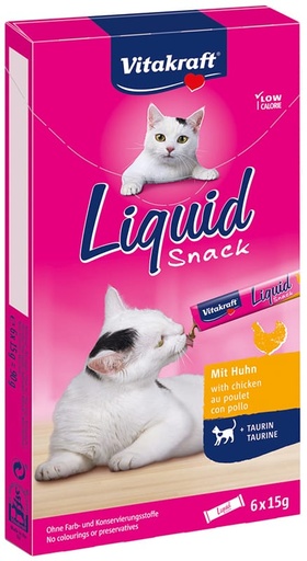 [16424] Vitakraft Cat liquid snack kip/taurine