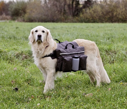 [BR_168361] Honden Zadeltas M Grijs 33x23cm
