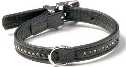 [BR_170197] Art Leather zwart 11mm 21cm halsban