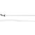 [BR_170282] Art leather lijn wit 11mm 110 cm
